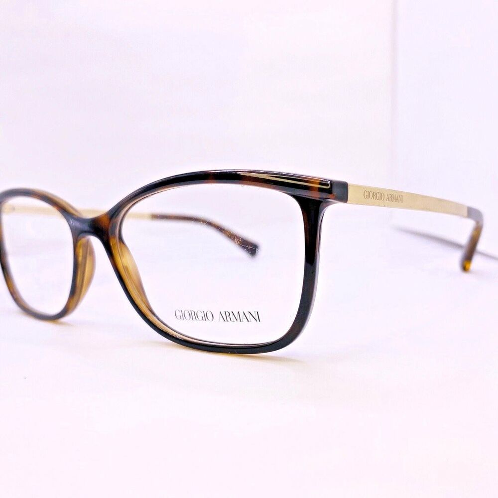 Giorgio Armani Authentic Eyeglasses AR 7093 5026 53 [] 15 140 MM Gold Tortoise